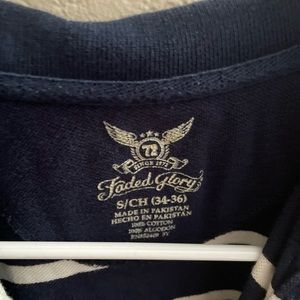 Faded Glory Mens Short sleeve Polo Shirt- small (34-36)